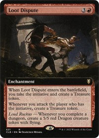 Loot Dispute Extended Art (631) - Commander Legends: Battle for Baldur's Gate