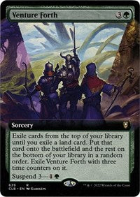 Venture Forth Extended Art (639) - Commander Legends: Battle for Baldur's Gate