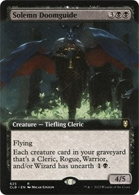Solemn Doomguide Extended Art (625) - Commander Legends: Battle for Baldur's Gate
