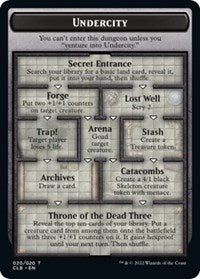 The Initiative Undercity Double Sided Token (20) - Commander Legends: Battle for Baldur's Gate - Back