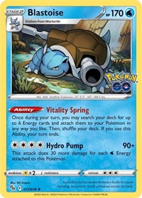 Blastoise (017/078) - Pokemon GO