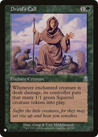 Druid's Call (239/350) - The List Reprints