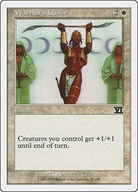 Warriors Honor (53) - Classic Sixth Edition