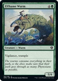Elfhame Wurm (161) - Dominaria United