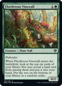 Floriferous Vinewall (163) - Dominaria United