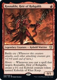 Rosnakht Heir of Rohgahh (25) - Commander: Dominaria United