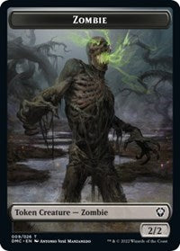 Zombie Token (9) - Commander: Dominaria United