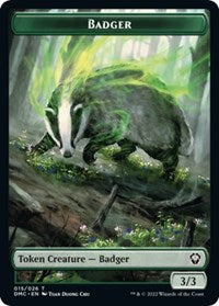 Badger Token (15) - Commander: Dominaria United