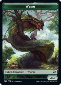 Wurm Token (19) - Commander: Dominaria United