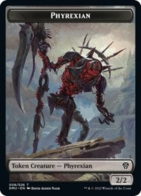 Phyrexian Dragon Double Sided Token (8 // 10) - Dominaria United