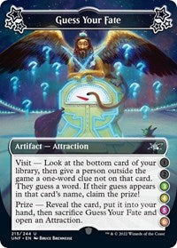 Guess Your Fate 3 4 5 6 (215d) - Unfinity