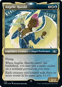 Angelic Harold Showcase Galaxy Foil (506) - Unfinity
