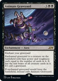 Animate Graveyard Galaxy Foil (351) - Unfinity