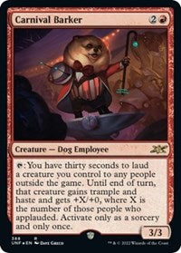 Carnival Barker Galaxy Foil (388) - Unfinity