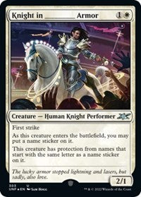 Knight in _______ Armor Galaxy Foil (303) - Unfinity