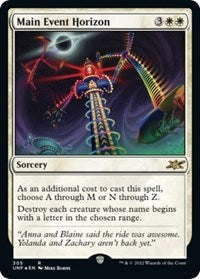 Main Event Horizon Galaxy Foil (305) - Unfinity