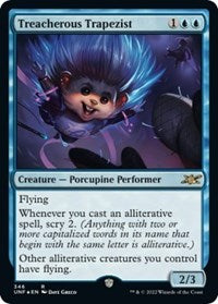 Treacherous Trapezist Galaxy Foil (346) - Unfinity