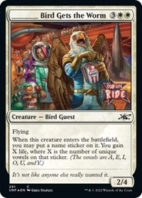 _____ Bird Gets the Worm Galaxy Foil (291) - Unfinity