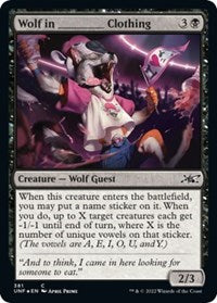 Wolf in _______ Clothing Galaxy Foil (381) - Unfinity