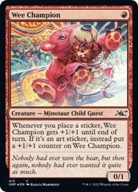 Wee Champion Galaxy Foil (413) - Unfinity