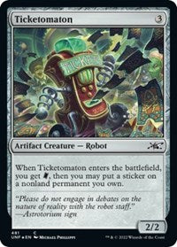 Ticketomaton Galaxy Foil (481) - Unfinity