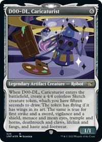 D00 DL Caricaturist Showcase Galaxy Foil (525) - Unfinity