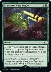 Mistakes Were Made Galaxy Foil (433) - Unfinity