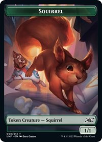 Squirrel Token (8) - Unfinity