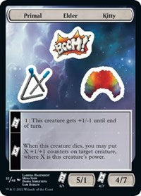 Primal Elder Kitty (33) - Unfinity