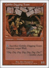 Goblin Digging Team (186) - 7th Edition