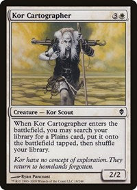 Kor Cartographer (18) - Zendikar
