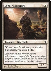 Lone Missionary (34) - Rise of the Eldrazi