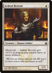 Ardent Recruit (2) - Mirrodin Besieged