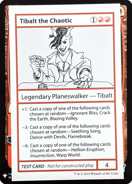 Tibalt the Chaotic [Mystery Booster Playtest Cards]