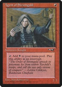 Agent of Stromgald Woman Holding Staff (95) - Alliances