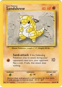 Sandshrew (062/102) - Base Set