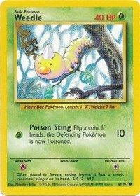 Weedle (069/102) - Base Set