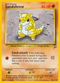 Sandshrew (091/130) - Base Set 2