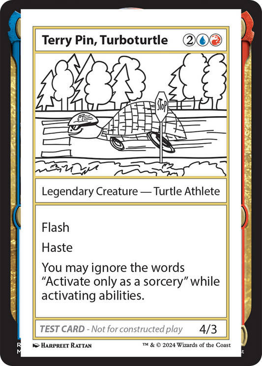 Terry Pin, Turboturtle [Mystery Booster 2 Playtest Cards]