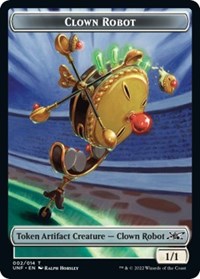 Clown Robot 002 Treasure 012 Double sided Token (002) - Unfinity