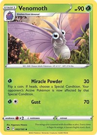 Venomoth (002/195) - SWSH12: Silver Tempest