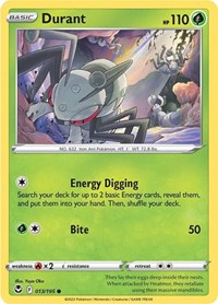 Durant (013/195) - SWSH12: Silver Tempest