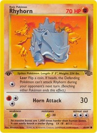 Rhyhorn (61/64) - Jungle