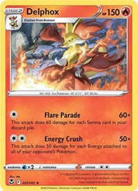 Delphox (027/195) - SWSH12: Silver Tempest