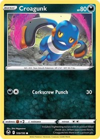 Croagunk (109/195) - SWSH12: Silver Tempest
