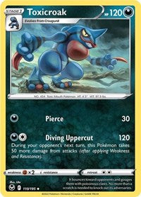 Toxicroak (110/195) - SWSH12: Silver Tempest