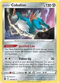 Cobalion (126/195) - SWSH12: Silver Tempest