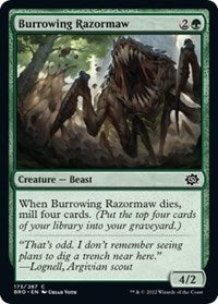 Burrowing Razormaw (173) - The Brothers' War