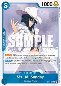 Ms All Sunday (OP01-079) - Romance Dawn