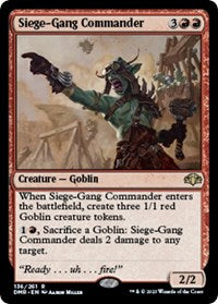 Siege Gang Commander (136) - Dominaria Remastered